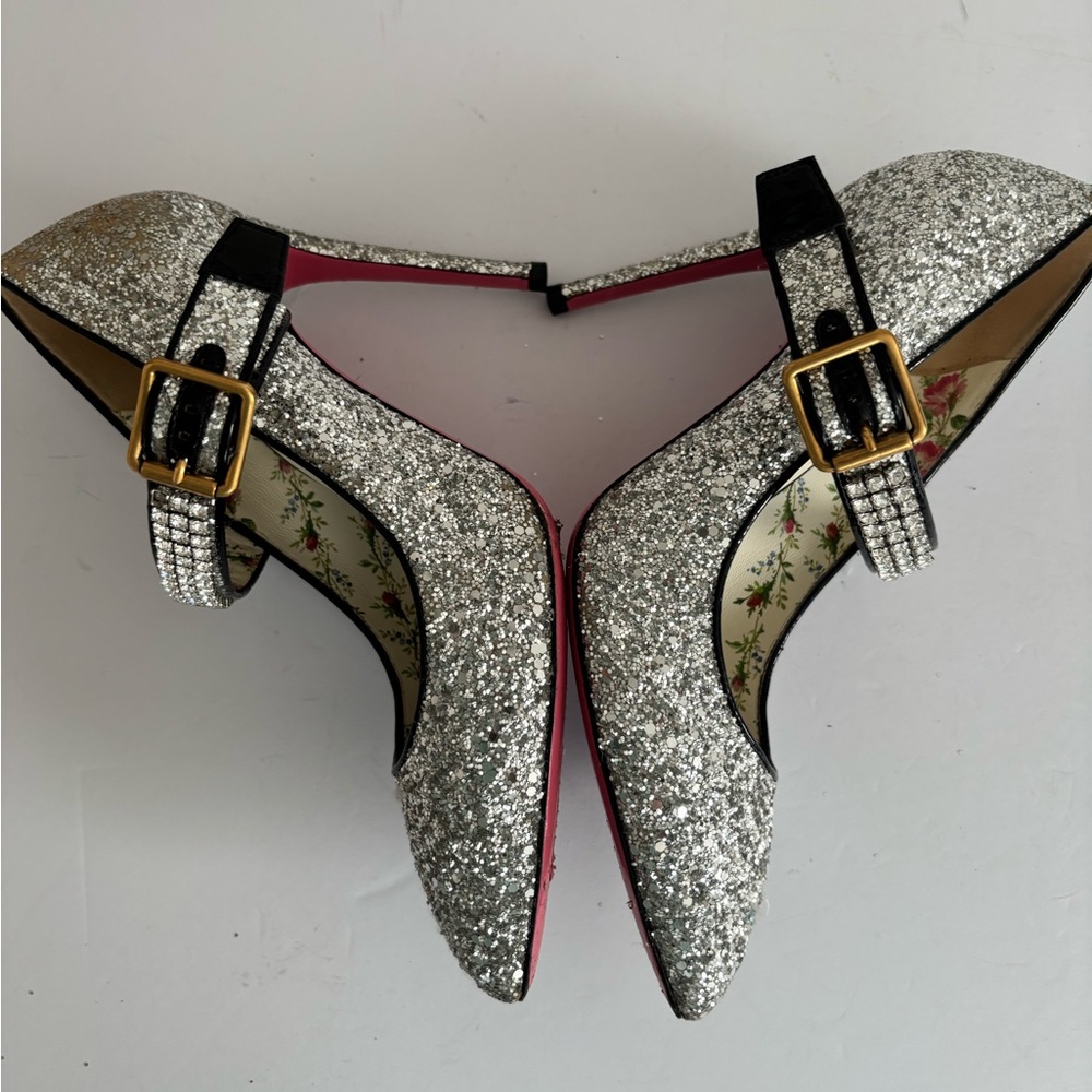 Gucci Sylvie Mary Jane Pumps - Picture 9 of 16